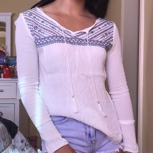 Aeropostale White Blouse